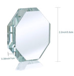 2" Thick Crystal Glass Eyelash Stone